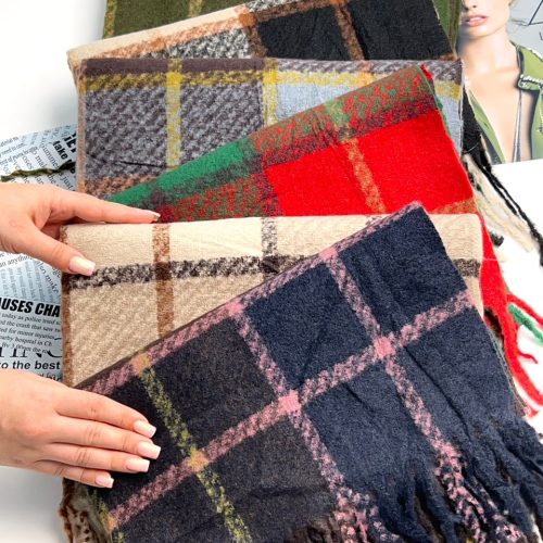 شال روسری زمستانه پاییزه وارداتی