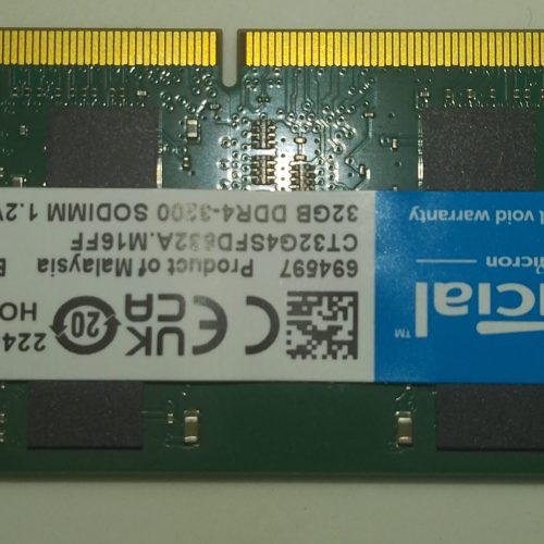 رم لپ تاپ کروشیال در حد نو