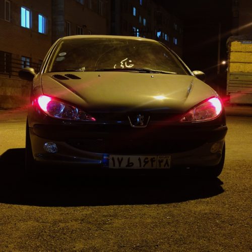 پژو 206 تیپ 5 سانروف دار