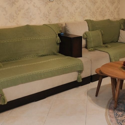 مبل ال  2نفزه ،3نفره ی تک نفره داره همراه ی پاف