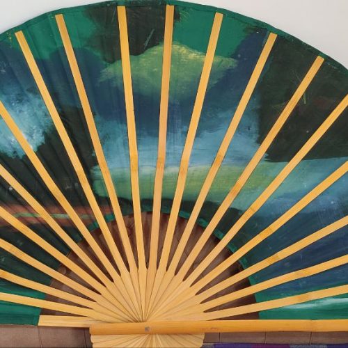 بادبزن دکور نقاشی شده