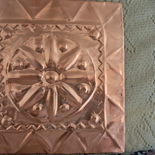 طرح روی ورق مسی