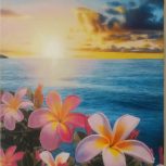 تابلورنگ روغن ساحل هاوایی