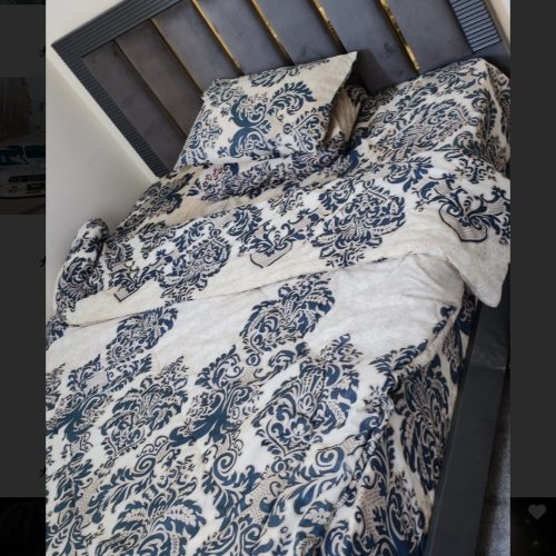 تخت و سرویس خواب دونفره با تشک طبی رویال