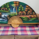 بادبزن دکور نقاشی شده