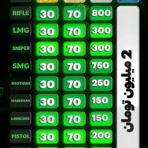 خدمات گلد پلات داماس و رنک آپ مولتی انجام میشود