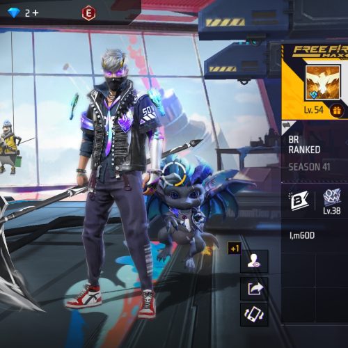 اکانت فری فایر لول 54