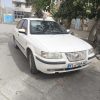 ماشین سمند تمیز ی لکه رنگ