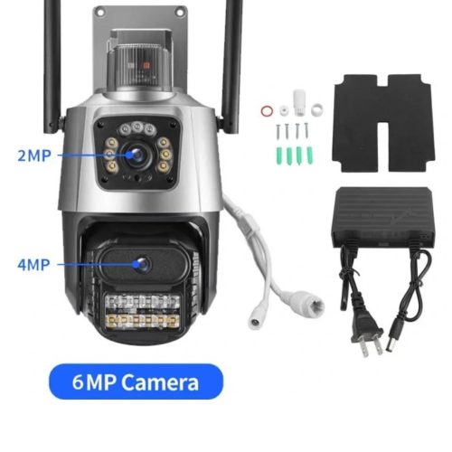 دوربین مینی اسپید دام دو لنزه چرخشی 8مگاپیکسلی