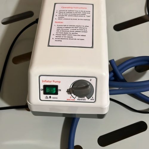 تخت بیمارستانی برقی چهار شکن فول آپشن بهمراه تشک تخم مرغی مواج