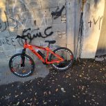 دوچرخه  جردن سایز 26 گوجه ای