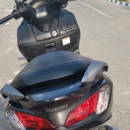 موتور سوزوکی بورگمن مشکی 200 سی سی