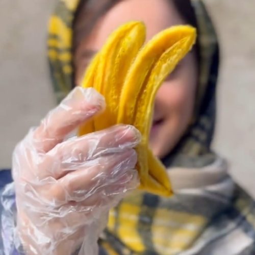 میوه خشک (موز،  پرتقال، انبه، خرمالو، موز)