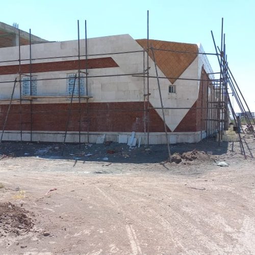 نما ساختمان سنگ .سفال .سرامیک