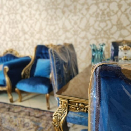 فروش مبلمان نیمه استیل شیک و سالم