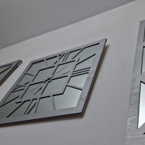 ساعت دیواری آیینه ای