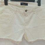 شلوارک جین سفید