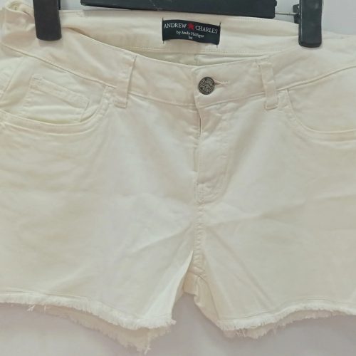 شلوارک جین سفید