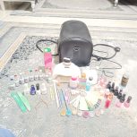 تمامی وسیله های کاشت ناخن یکجا