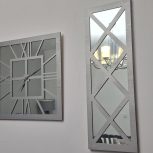 ساعت دیواری آیینه ای