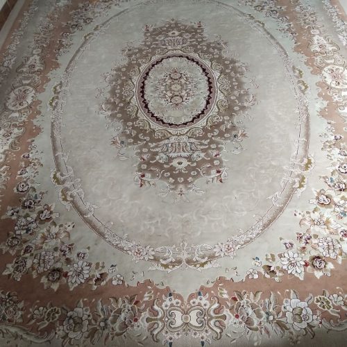 فرش 12 متری کرم روشن