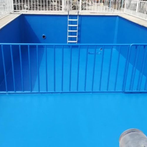 اب بندی استخر و پشت بام