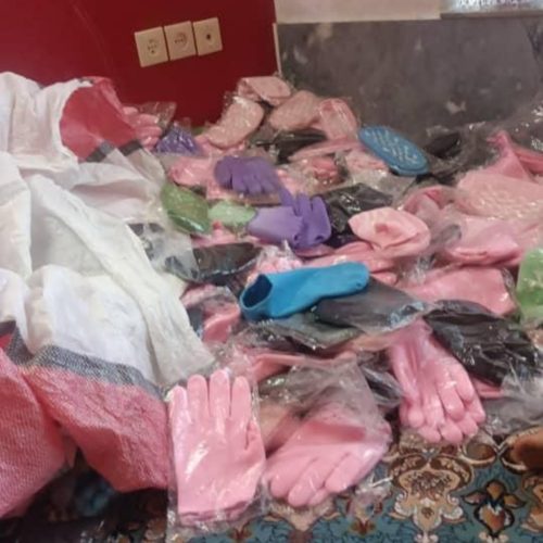 جوراب ودستکش سیلیکونی