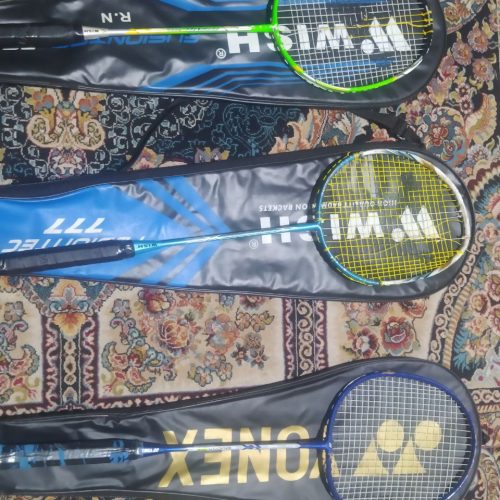 سه عدد دسته بدمینتون تکی حرفه ای
