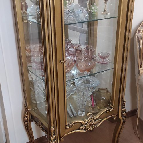 مبل استیل 9 نفره + ست نهارخوری+ویترین