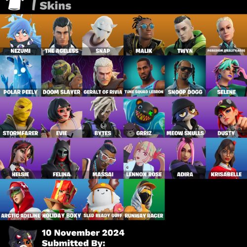 اکانت فورتنایت برای pc