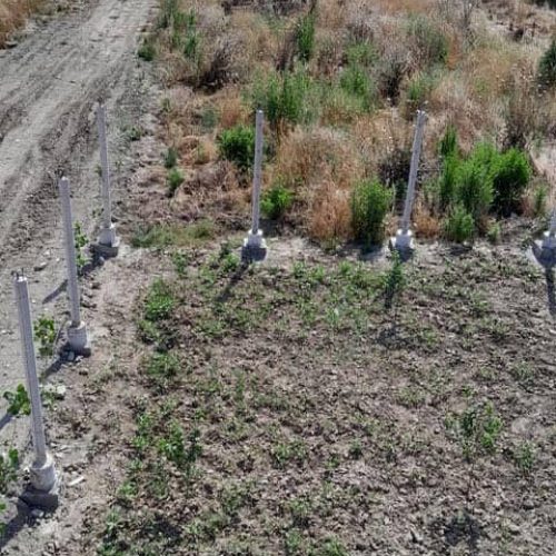 1300 متر زمین قواره بندی شده باغی