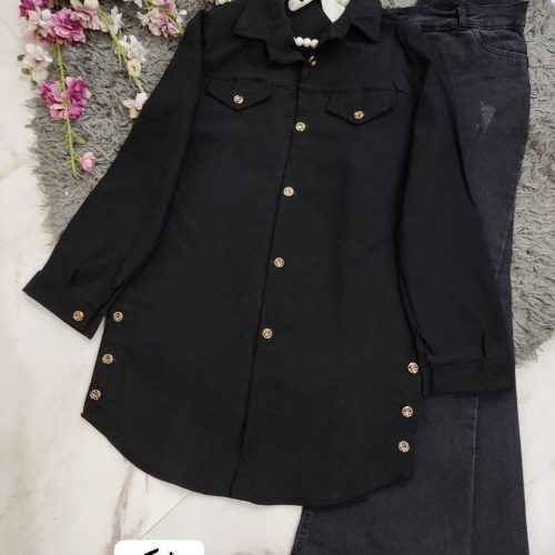 مانتو کتان کش