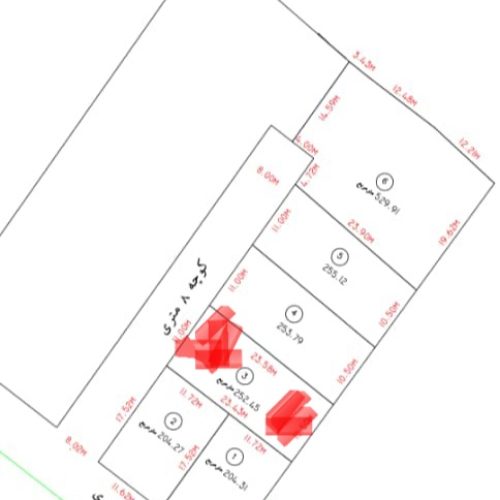 زمین 250 متری