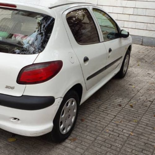 پژو206 بی رنگ 93 تیپ 5