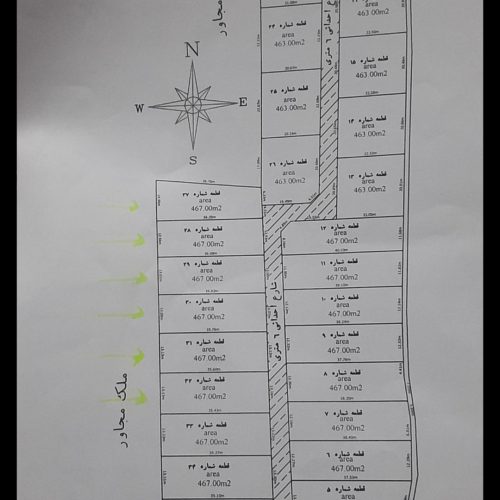 فروش قطعه ویلایی وایقان شیخلو کوی اولدوز