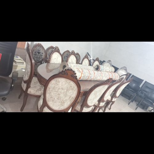 میز نهارخوری چوبی 8 نفره