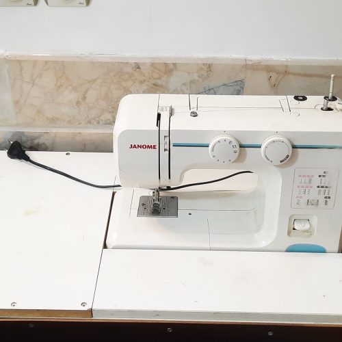 چرخ خیاطی ژانومه 2020 و سردوز خانگی سبز مارک کنتکس