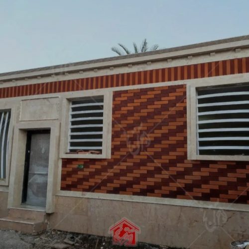 اجرای نمای سنگ و سفال