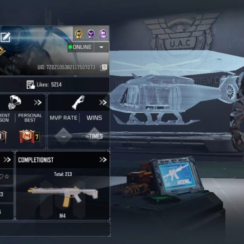 اکانت کالاف دیوتی لول مکس دارای 3 گان لجند