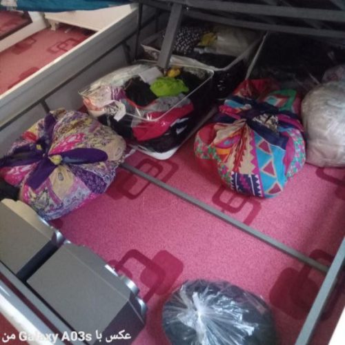 تخت دو نفره جکدار