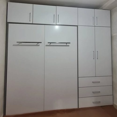 طراحی و اجرای انواع کمدهای دیواری و تخت های تاشو کمجا (افقی وعمودی)