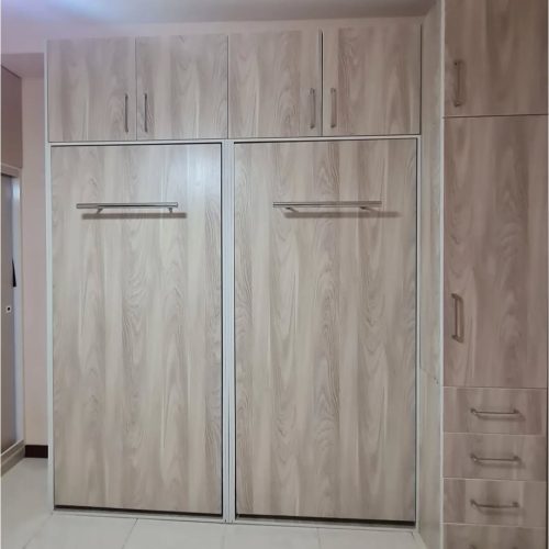 طراحی و اجرای انواع کمدهای دیواری و تخت های تاشو کمجا (افقی وعمودی)
