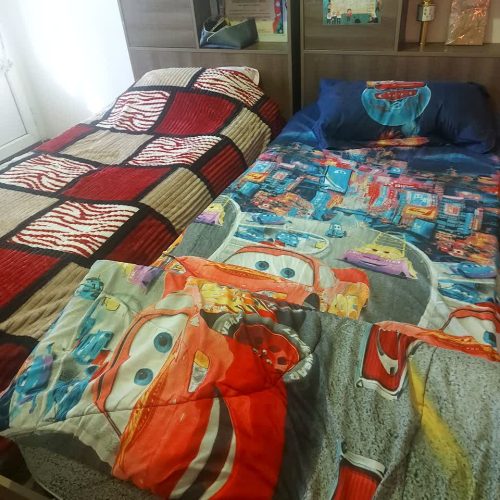 تخت یکنفره با تشک