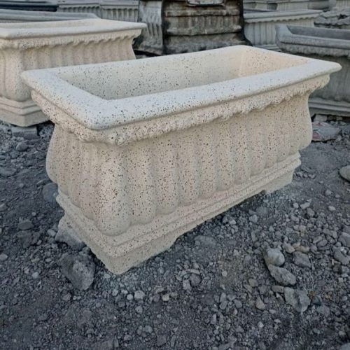 گلدان مستطیلی بتنی