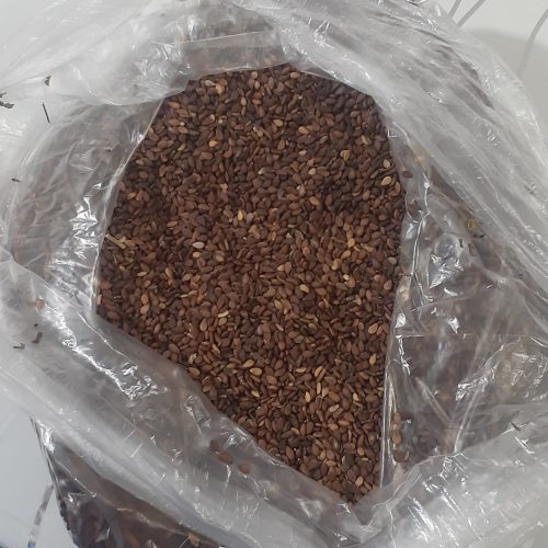 کنجد قهوه ای