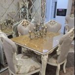 ست مبلمان ـمیز ناهار خوری و بوفه با جلوی مبلی