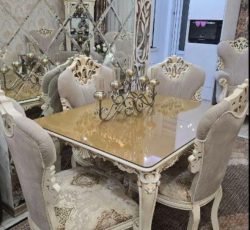 ست مبلمان ـمیز ناهار خوری و بوفه با جلوی مبلی