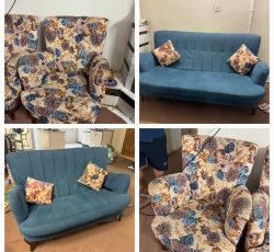 مبلمان راحتی 7 نفره.کاملا سالم و کمجا