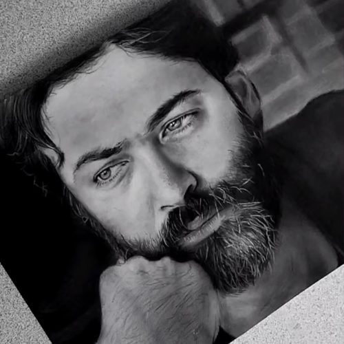 نقاشی سیاه قلم