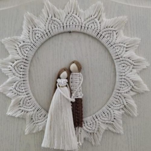 عروسک و گیفت مکرومه